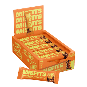 Misfits Peanut Butter Fudge Protein bars 50g - Case of 15