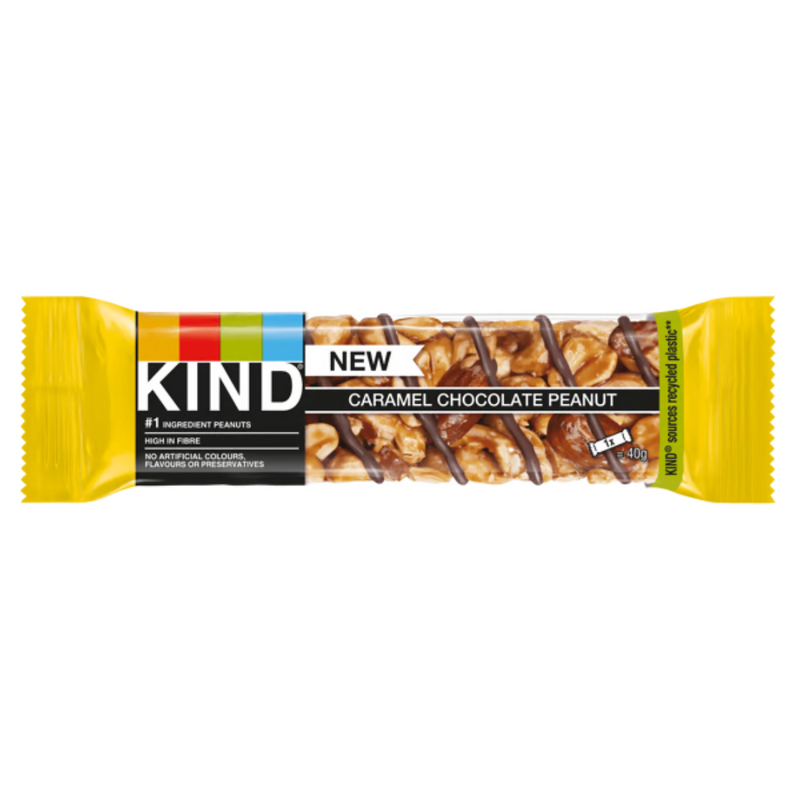KIND Caramel Chocolate Peanut bar 40g [Best Before: 14/06/2025]