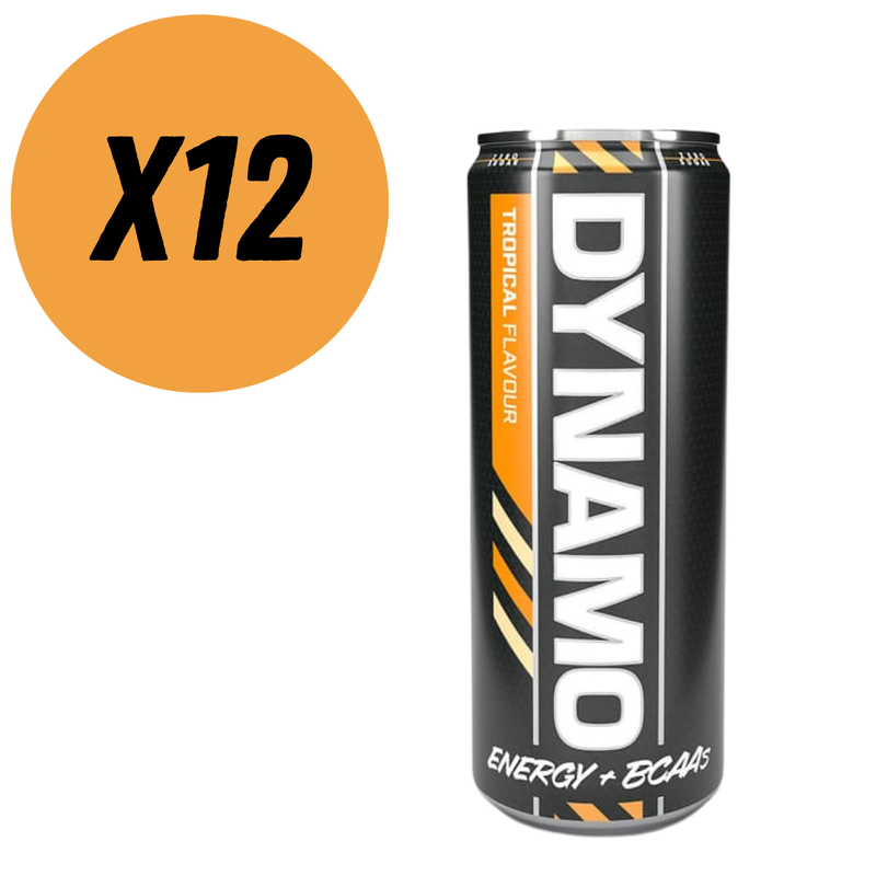 Protein Dynamix Dynamo Tropical Energy Drink 330ml - Case of 12