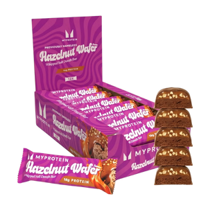 MyProtein Delicious Protein Bar Hazelnut Wafer Flavour 65g - Case of 12