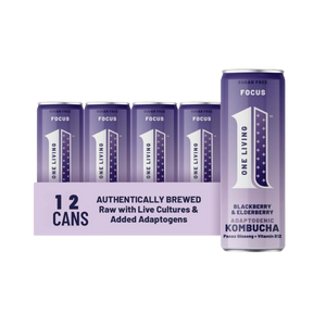 One Living Plus Focus - Blackberry & Elderberry 250ml Case of 12