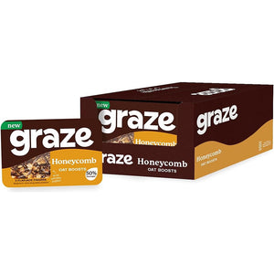 Graze Honeycomb Oat Boost 50g - Case of 9 [Best Before: 05/10/2025]
