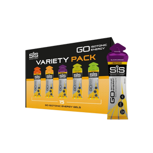 SIS Science In Sport GO Isotonic Energy Gels 60ml Variety Pack - Case of 15