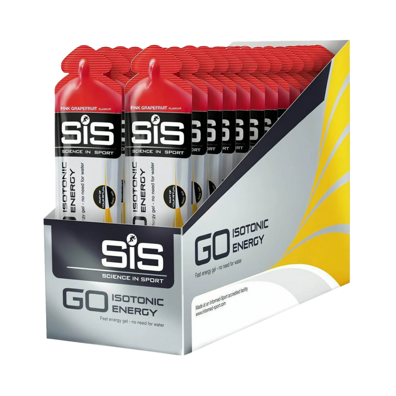 SIS Science In Sport GO Isotonic Energy Gel Pink Grapefruit 60ml - Case of 30 [Best Before: 30/06/2026]
