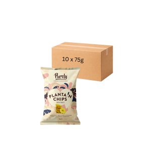 Purely Plantain Chips Sea Salt 75g - Case of 10