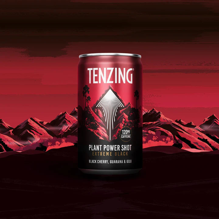 Tenzing Black Cherry, Guarana & Goji Plant Power Shot 150ml [Best Before: 18/03/2025]