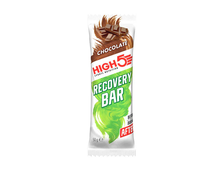 High5 Sports Nutrition Chocolate Recovery bar 50g - Case of 25 [Best Before: 10/04/2025]