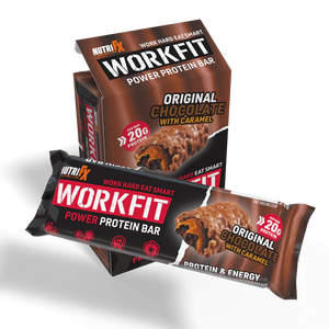 NutriFX Workfit Power Protein bar Original Chocolate flavour (4 x 60g multipack) [Best Before: 20/08/2025]