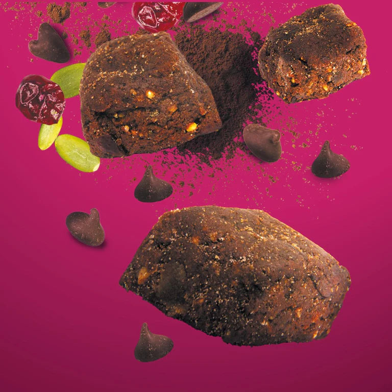 NutriFX Workfit Chocolate Chip with Cranberry Spark Bites (5 x 50g multipack) [Best Before: 03/12/2025]