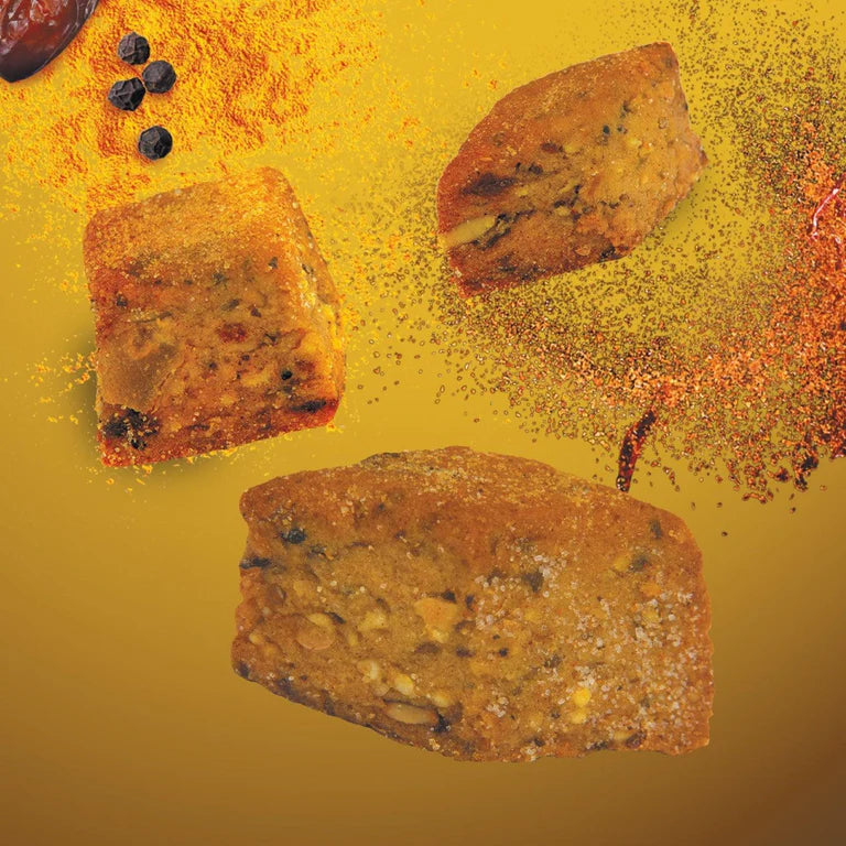 NutriFX Workfit Turmeric Spice Spark Bites (5 x 50g multipack) [Best Before: 03/12/2025]