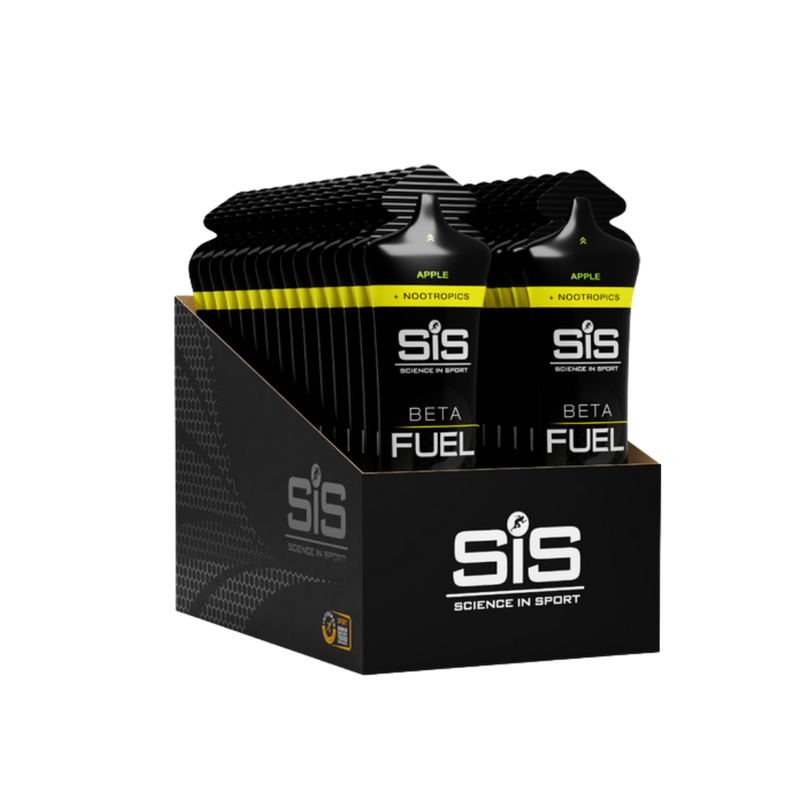SIS Science In Sport Energy Gel Beta Fuel + Nootropics Apple Flavour 60ml - Case of 30 [Best Before: 30/04/2026]