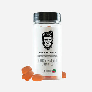 Slick Gorilla Hair Strength Biotin Gummies (60 Gummies)
