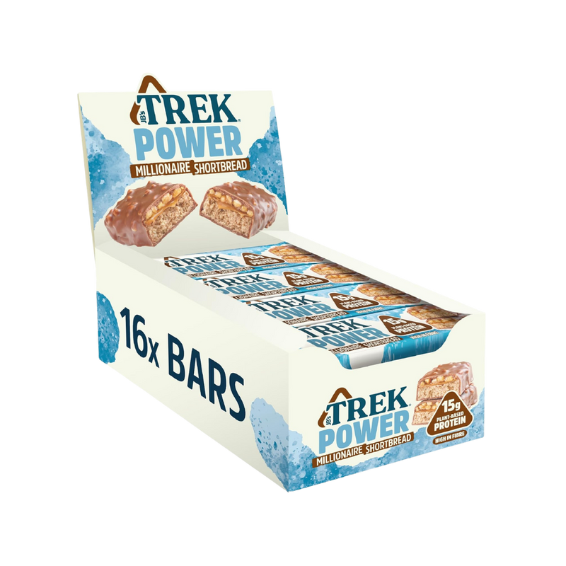 Trek Power High Protein Millionaire Shortbread bar 55g - Case of 16