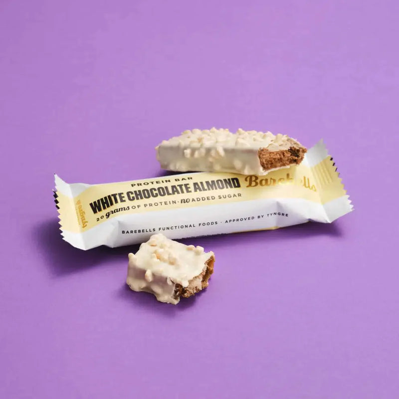 Barebells White Chocolate Almond Protein Bar 55g - Case of 12 [Best Before: 18/02/2025]