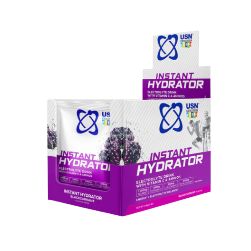 USN INSTANT HYDRATOR Blackcurrant 7.6g - Case of 20 Sachets [Best Before: 19/06/2026]