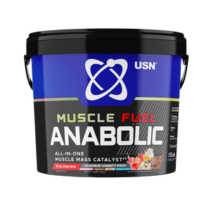 USN Muscle Fuel Anabolic Variety Pack - Cookies and Cream/Choc/Strawberry/Vanilla - 4kg