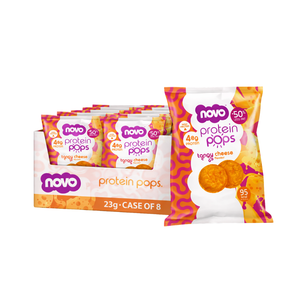 Novo Tangy Cheese Protein Pops 23g - Case of 8 [Best Before: 16/01/2026]