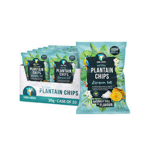 Loro Crisps Zipaquira Salt flavour Plantain Crisps 30g - Case of 20 [Best Before: 13/03/2026]