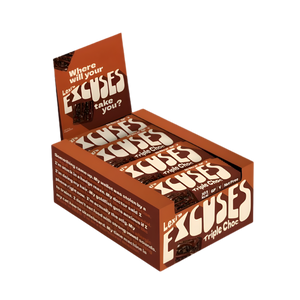 Lexi's Excuses Triple Chocolate Crispy Bars 25g - Case of 12 [Best Before: 13/03/2026]