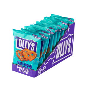 Olly's Salted Original Pretzel Thins 35g - Case of 10 [Best Before: 05/05/2026]