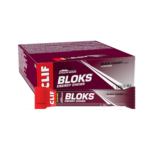 Clif Bloks Black Cherry Energy Chews 60g - Case of 18 [Best Before: 10/03/2026]