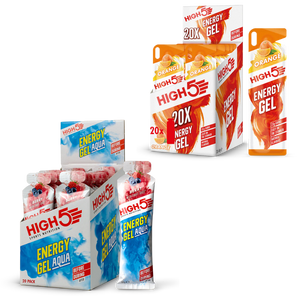 40x High5 Energy Gels - Orange & Berry