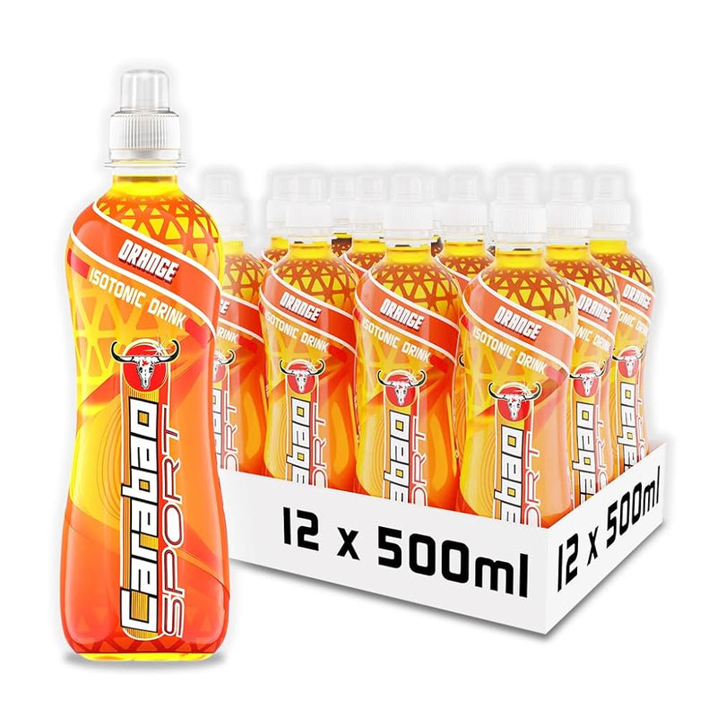 Carabao Orange Isotonic Sports Drink 500ml - Case of 12