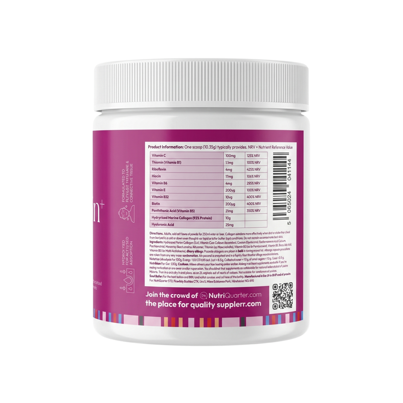 NutriQuarter Marine Collagen+ 300g