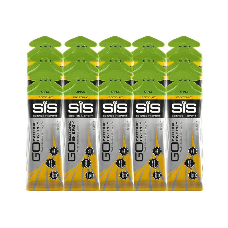 SIS Science In Sport GO Isotonic Energy Gel Apple 60ml - Case of 15 [Best Before: 28/02/2026]