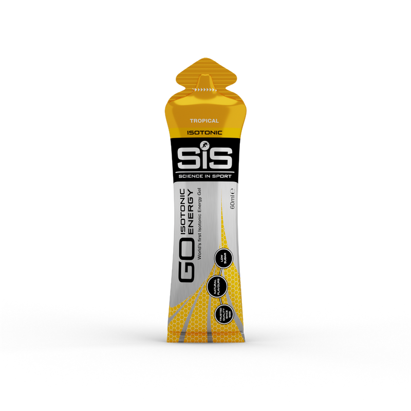 SIS Science In Sport GO Isotonic Energy Gels 60ml Variety Pack - Case of 20 [Best Before: 30/04/2026]