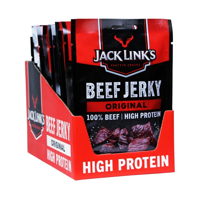 Jack Links Original Beef Jerky 60g - Case of 12 [Best Before: 27/11/2025]
