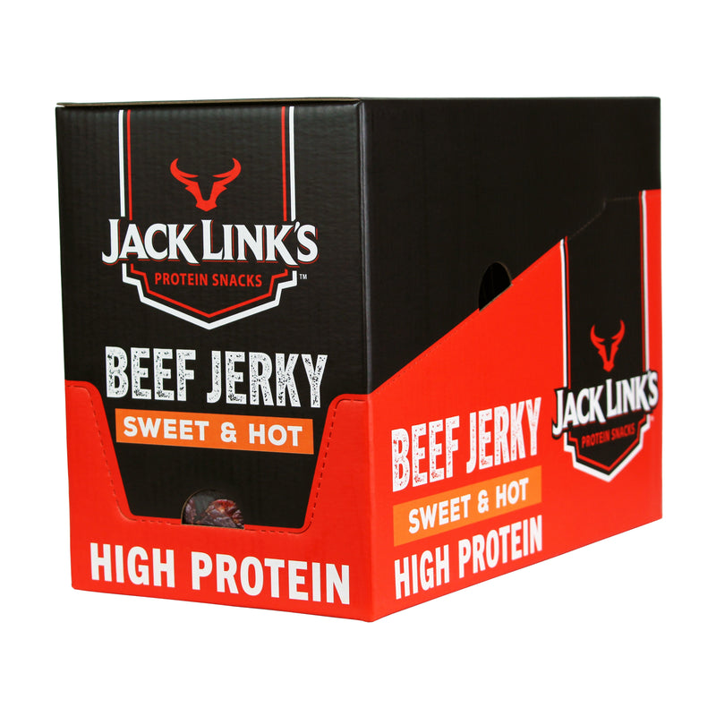 Jack Links Sweet & Hot Beef Jerky 60g - Case of 12 [Best Before: 27/11/2025]