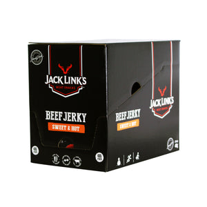 Jack Links Sweet & Hot Beef Jerky 40g - Case of 12 [Best Before: 01/12/2025]