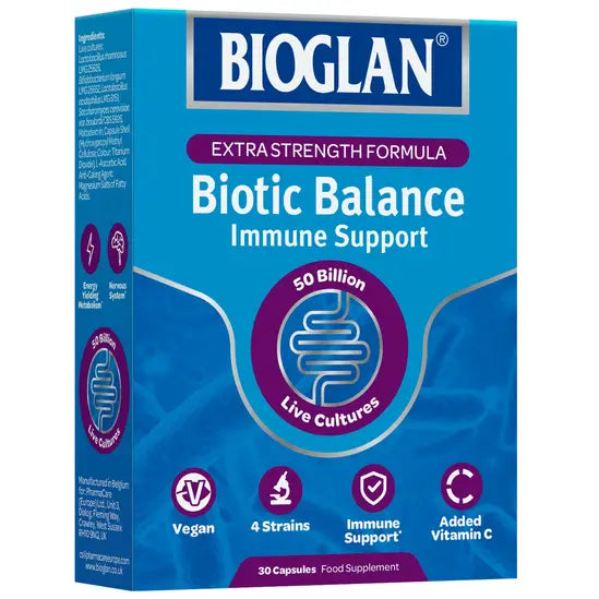 Bioglan Biotic Balance High Strength Immune Support (30 capsules) [Best Before: 28/02/2026]