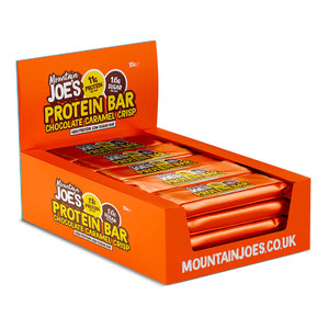 Mountain Joe's Snack-Size Protein Bar Choc Caramel Crisp 35g - Case of 12