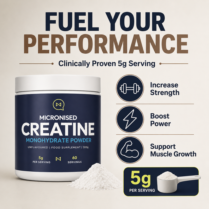 NutriQuarter Creatine Monohydrate Micronised 300g