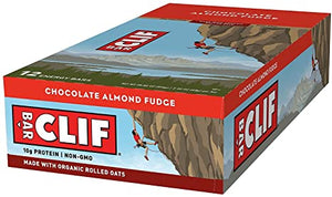 Clif Chocolate Almond Fudge flavour Energy bar 68g - Case of 12 [Best Before: 18/08/2025]