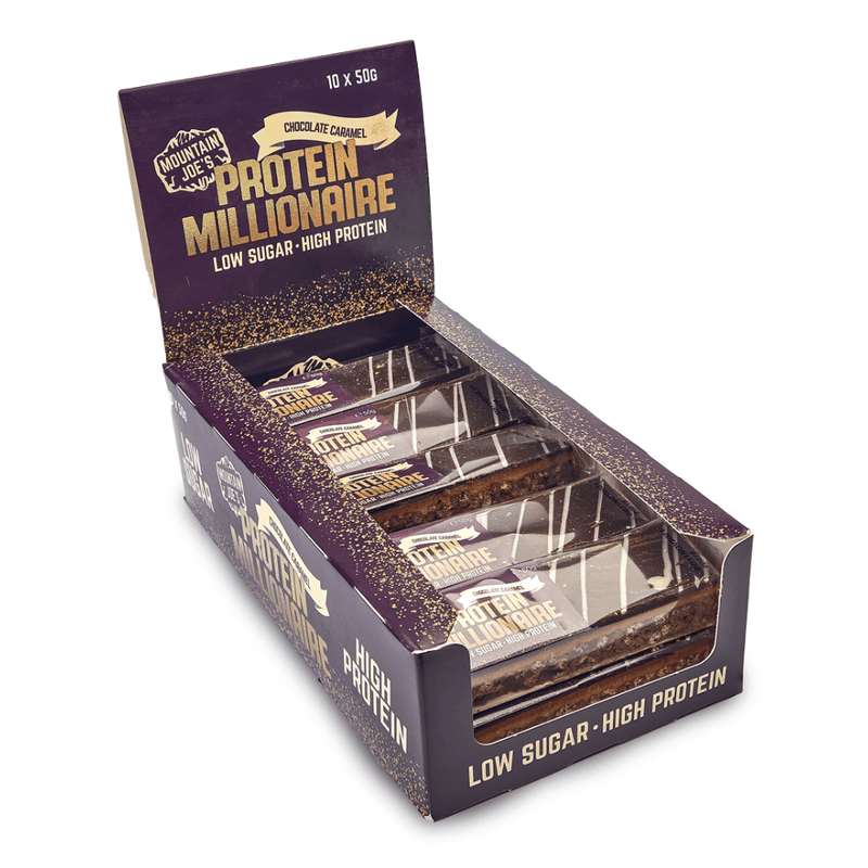 Mountain Joe's Chocolate Caramel Protein Millionaire 50g - Case of 10