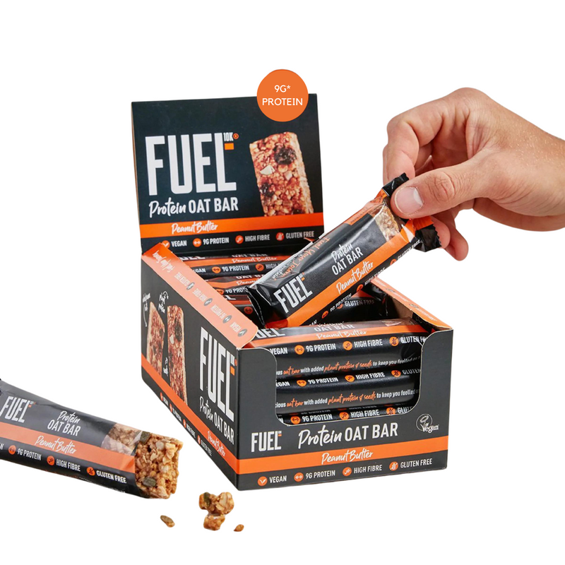 Fuel10k Peanut Butter Protein Oat Bar 45g - Case of 16 [Best Before: 19/10/2025]