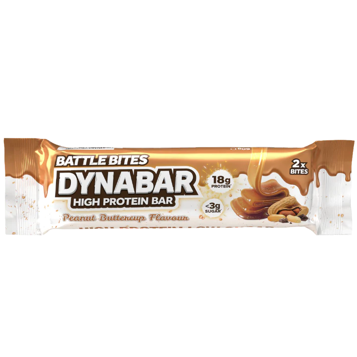 Battle Bites Dynabar Peanut Buttercup flavour Protein bar 60g - Case of 12